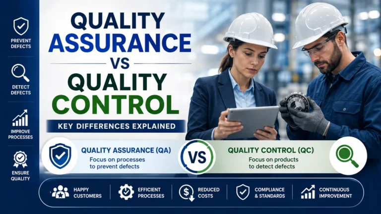 Quality Assurance vs Quality Control