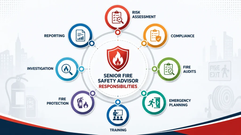 Senior fire safety advisor duties