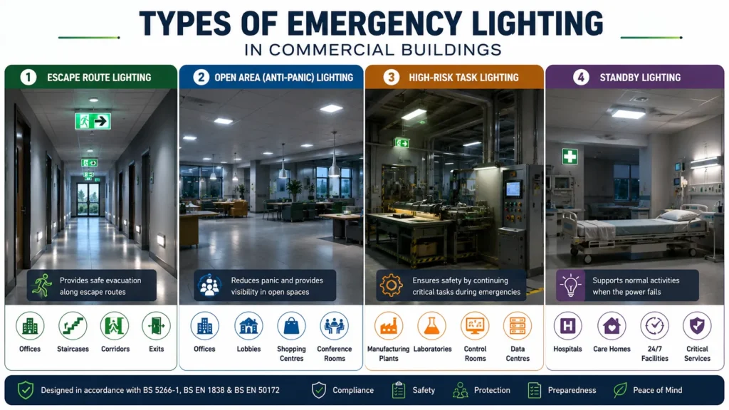 Types of Emergency Lighting