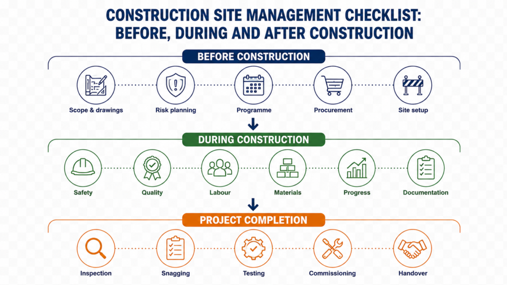 Construction Site Management Checklist