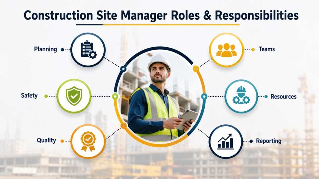 Construction Site Manager Roles Responsibilities 1