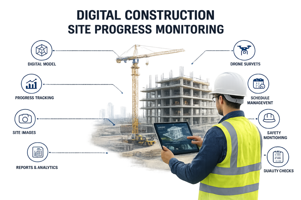 Digital Construction Site Progress Monitoring