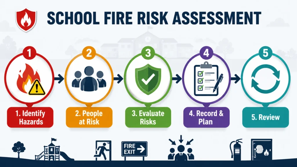 Five Steps of a School Fire Risk Assessment