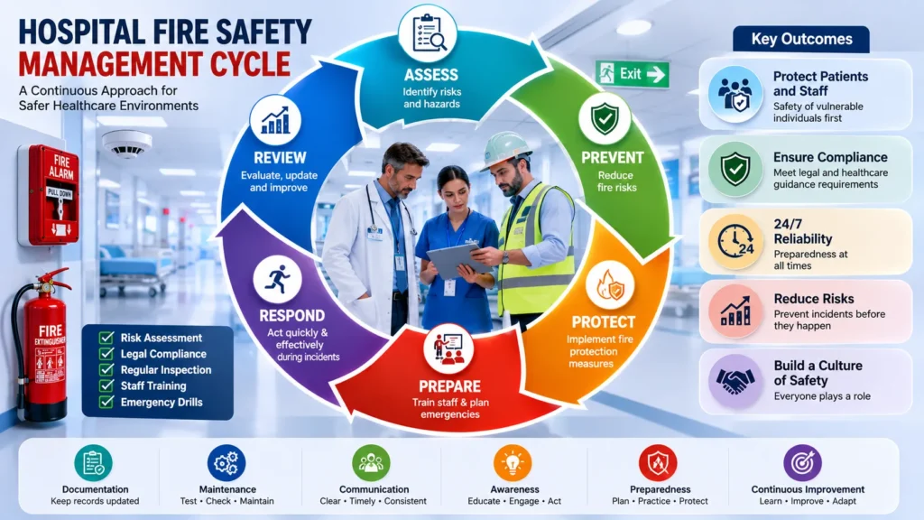 Hospital Fire Safety Management Cycle
