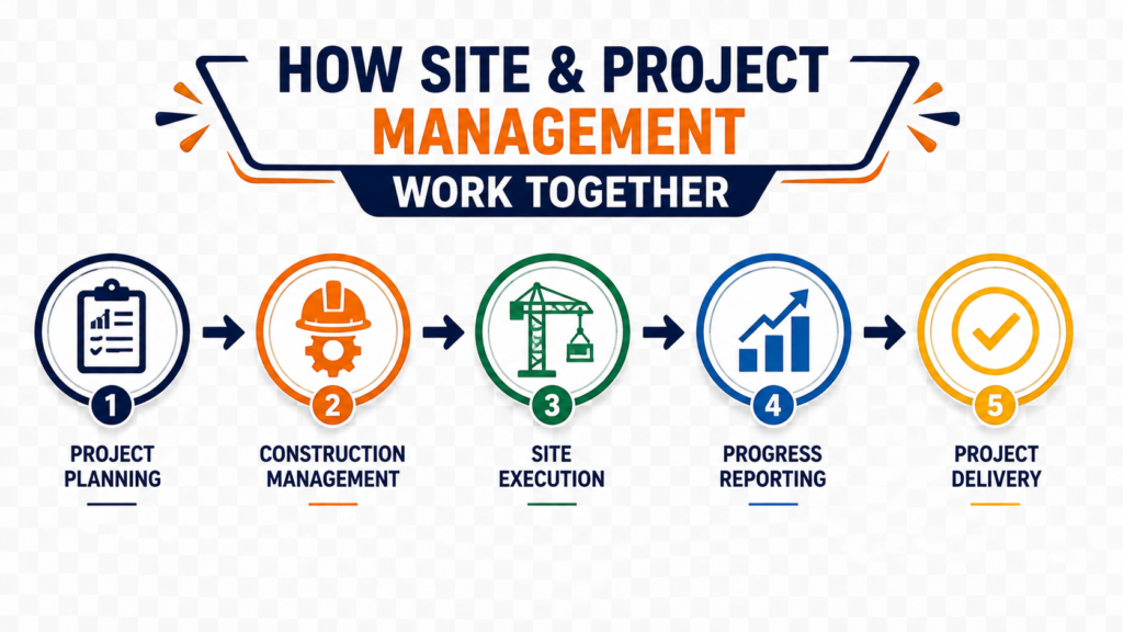 How Site Management and Project Management Work Together