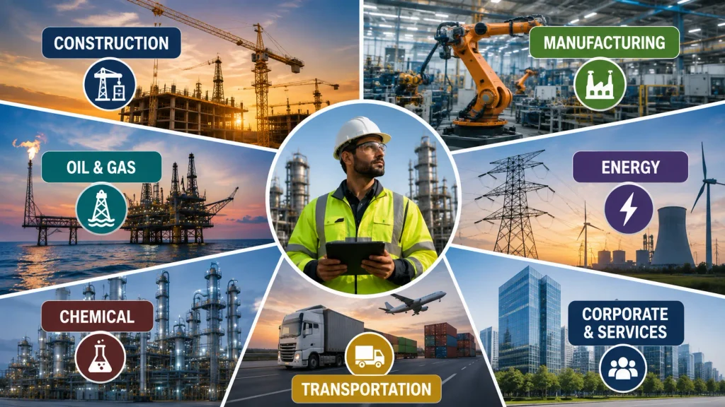 Industry Sectors Infographic Wheel