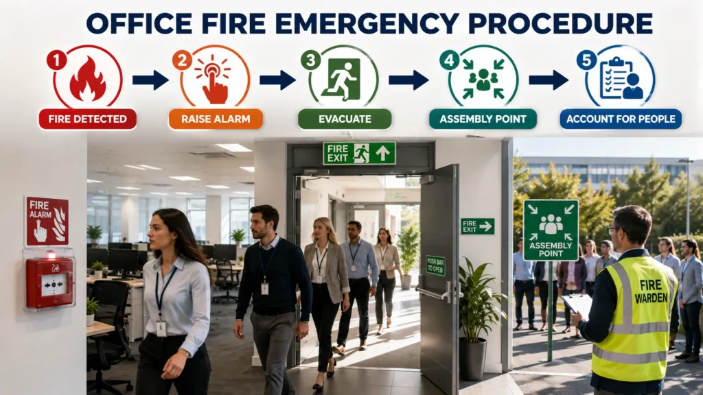 Office Fire Emergency Evacuation