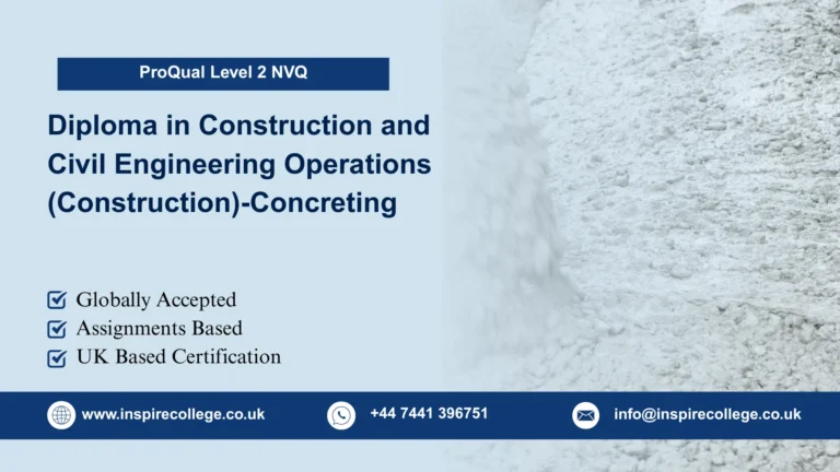 ProQual Level 2 NVQ Diploma in Construction and Civil Engineering Operations (Construction)-Concreting