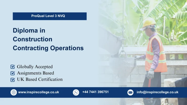 ProQual Level 3 NVQ Diploma in Construction Contracting Operations
