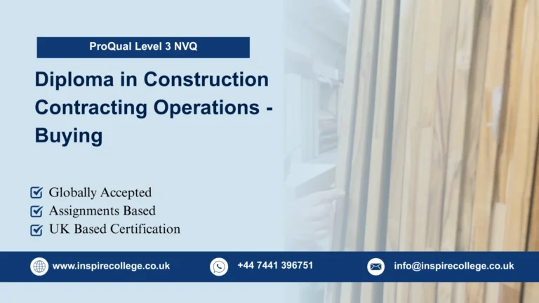 ProQual Level 3 NVQ Diploma in Construction Contracting Operations - Buying