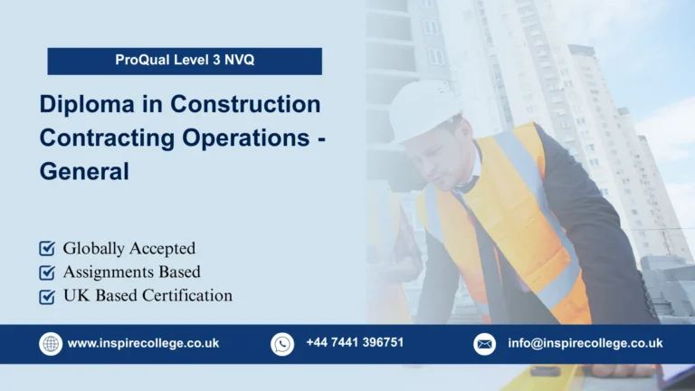ProQual Level 3 NVQ Diploma in Construction Contracting Operations - General