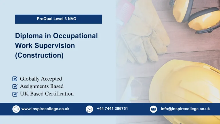 ProQual Level 3 NVQ Diploma in Occupational Work Supervision (Construction)