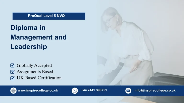 ProQual Level 5 NVQ Diploma in Management and Leadership