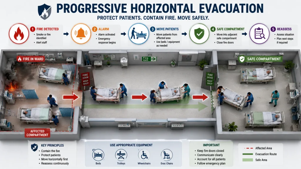 Progressive Horizontal Evacuation