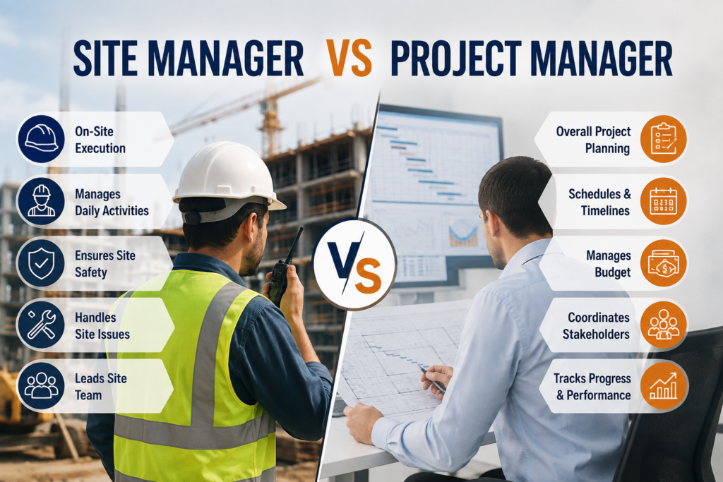 Site Manager vs Project Manager