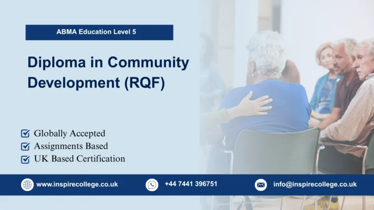 ABMA Education Level 5 Diploma in Community Development (RQF)