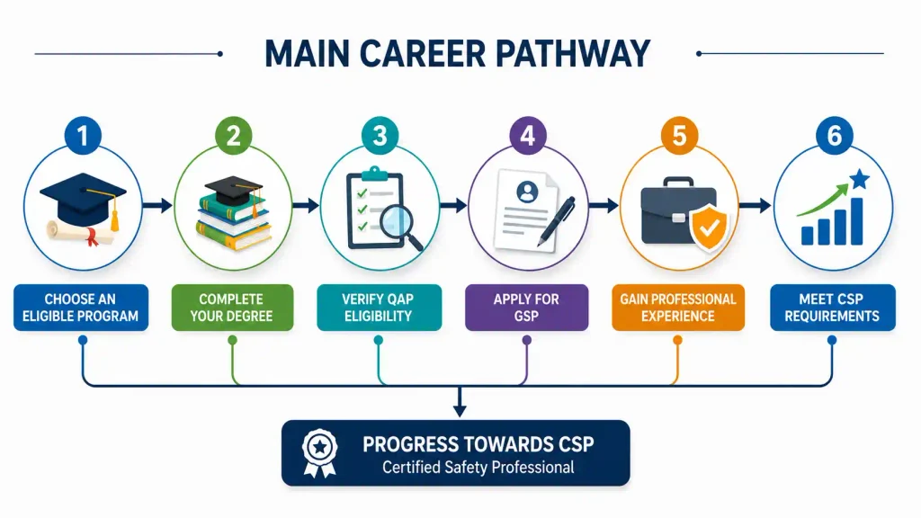 Main Career Pathway to CSP