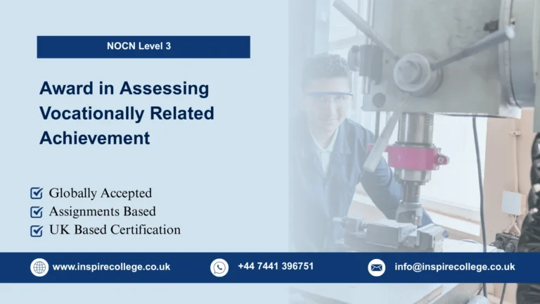 NOCN Level 3 Award in Assessing Vocationally Related Achievement