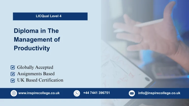 NOCN Level 4 Diploma in The Management of Productivity