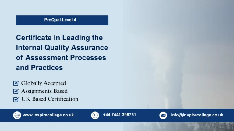 ProQual Level 3 Award in Energy Management : Regulatory & Legal Compliance and Carbon Management