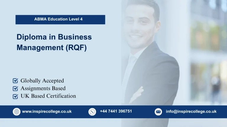 ABMA Education Level 4 Diploma in Business Management (RQF)