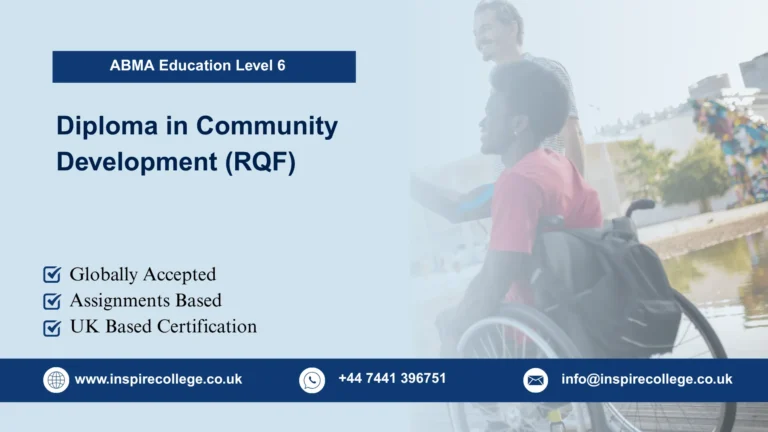 ABMA Education Level 6 Diploma in Community Development (RQF)