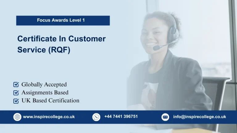 Focus Awards Level 1 Certificate in Customer Service (RQF)