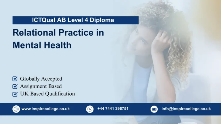 ICTQual AB Level 4 Diploma in Relational Practice in Mental Health