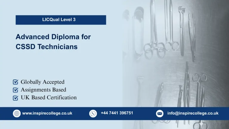 LICQual Level 3 Advanced Diploma for CSSD Technicians