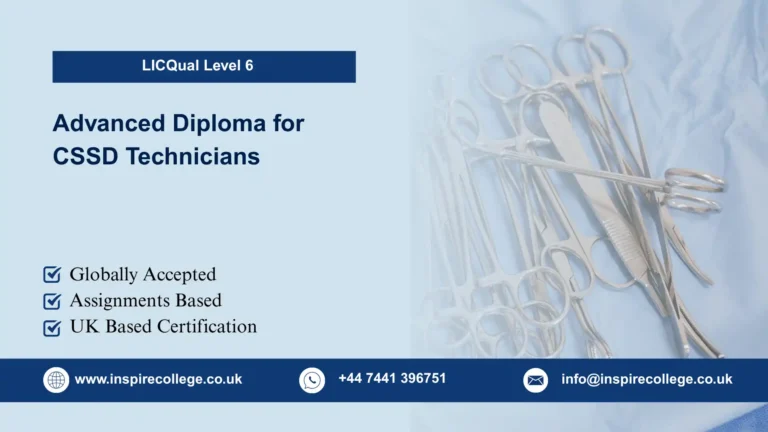 LICQual Level 6 Advanced Diploma for CSSD Technicians