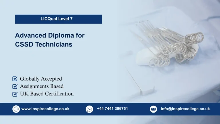 LICQual Level 7 Advanced Diploma for CSSD Technicians
