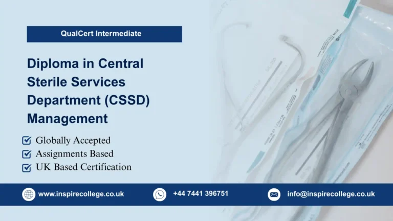 QualCert Intermediate Diploma in Central Sterile Services Department (CSSD) Management