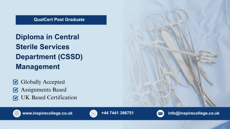 QualCert Post Graduate Diploma in Central Sterile Services Department (CSSD) Management